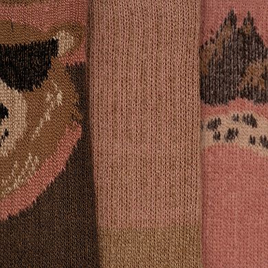 Women's MUK LUKS Hiking Heat Retainer Crew Sock 3-pk.