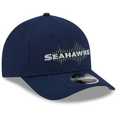 Men's New Era College Navy Seattle Seahawks 2025 Rivalries Collection Team 9FORTY M-Crown Adjustable Hat