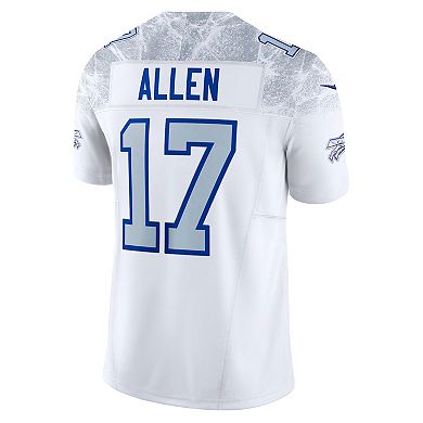 Men's Nike Josh Allen White Buffalo Bills 2025 Rivalries Collection Limited Jersey