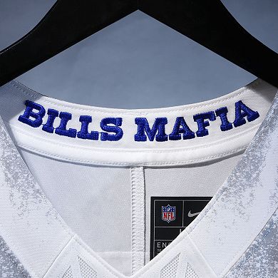 Men's Nike Josh Allen White Buffalo Bills 2025 Rivalries Collection Limited Jersey