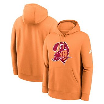 Men's Nike Orange Tampa Bay Buccaneers Club Fleece Pullover Hoodie