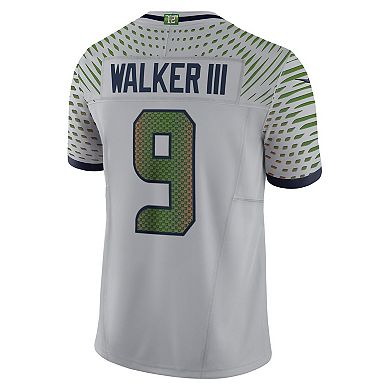 Men's Nike Kenneth Walker III Wolf Gray Seattle Seahawks 2025 Rivalries Collection Limited Jersey