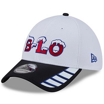 Men's New Era White Buffalo Bills 2025 Rivalries Collection Fan Pack 39THIRTY Flex Hat