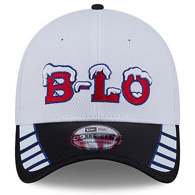 Men's New Era White Buffalo Bills 2025 Rivalries Collection Fan Pack 39THIRTY Flex Hat
