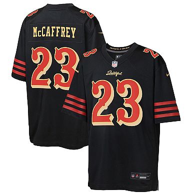 Youth Nike Christian McCaffrey Black San Francisco 49ers 2025 Rivalries Collection Game Jersey