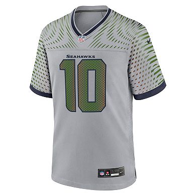 Men's Nike Cooper Kupp Wolf Gray Seattle Seahawks 2025 Rivalries Collection Game Jersey