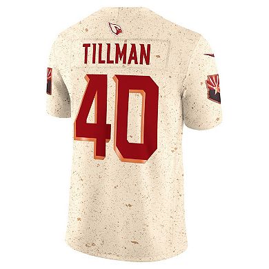 Men's Nike Pat Tillman Natural Arizona Cardinals 2025 Rivalries Collection Retired Player Limited Jersey