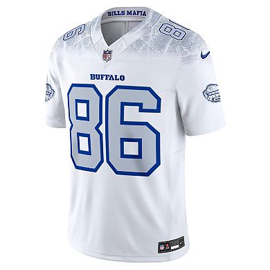 Men's Nike Dalton Kincaid White Buffalo Bills 2025 Rivalries Collection Limited Jersey