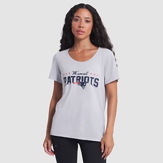 Women's Nike Silver New England Patriots 2025 Rivalries Collection Slub Dri-FIT T-Shirt