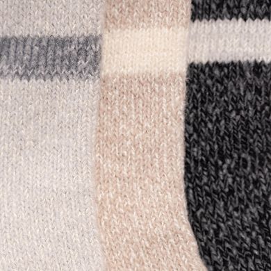 Women's MUK LUKS Dream Step Cozy Mini Crew Sock 3-pk.