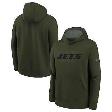 Youth Nike Gotham Green New York Jets 2025 Rivalries Collection Club Hoodie