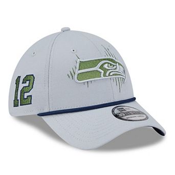 Men's New Era Wolf Gray Seattle Seahawks 2025 Rivalries Collection Sideline 39THIRTY Flex Hat