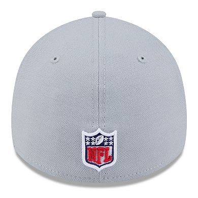 Men's New Era Wolf Gray Seattle Seahawks 2025 Rivalries Collection Sideline 39THIRTY Flex Hat