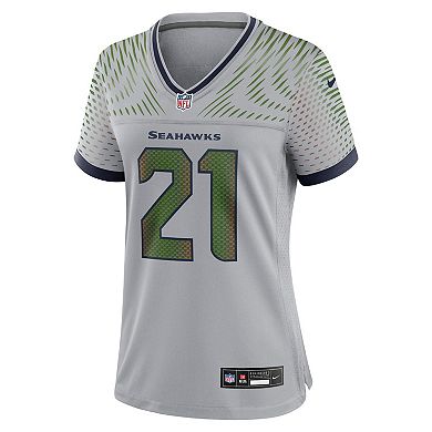 Women's Nike Devon Witherspoon Wolf Gray Seattle Seahawks 2025 Rivalries Collection Game Jersey