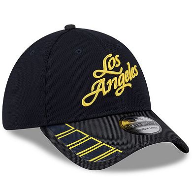 Men's New Era Midnight Blue Los Angeles Rams 2025 Rivalries Collection Fan Pack 39THIRTY Flex Hat