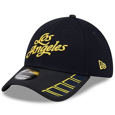 Men's New Era Midnight Blue Los Angeles Rams 2025 Rivalries Collection Fan Pack 39THIRTY Flex Hat