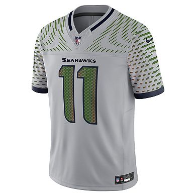 Men's Nike Jaxon Smith-Njigba Wolf Gray Seattle Seahawks 2025 Rivalries Collection Limited Jersey