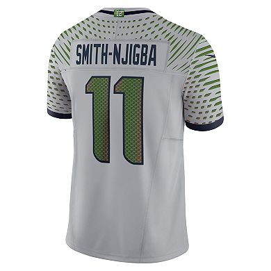 Men's Nike Jaxon Smith-Njigba Wolf Gray Seattle Seahawks 2025 Rivalries Collection Limited Jersey