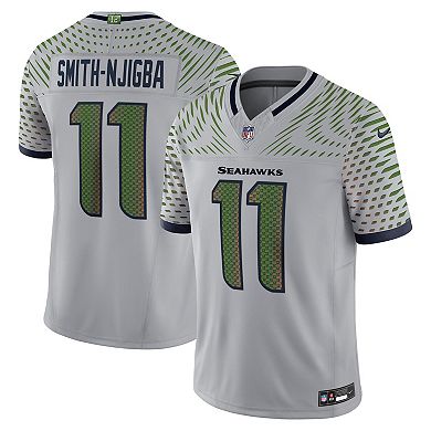Men's Nike Jaxon Smith-Njigba Wolf Gray Seattle Seahawks 2025 Rivalries Collection Limited Jersey