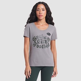 Women's Nike Iron Ore New York Jets 2025 Rivalries Collection Slub Dri-FIT T-Shirt