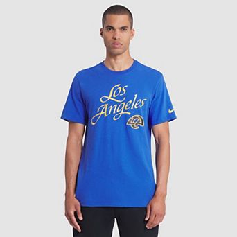 Men's Nike Royal Los Angeles Rams 2025 Rivalries Collection Slub Dri-FIT T-Shirt