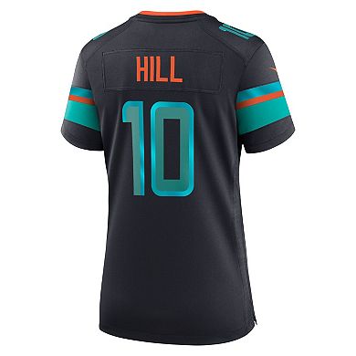 Women's Nike Tyreek Hill Pitch Blue Miami Dolphins 2025 Rivalries Collection Game Jersey