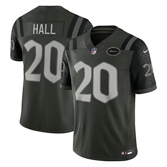 Men's Nike Breece Hall Gotham Green New York Jets 2025 Rivalries Collection Limited Jersey