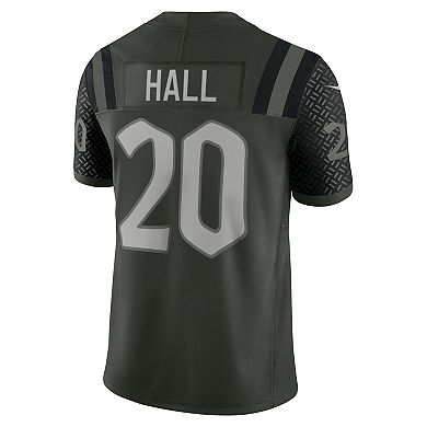 Men's Nike Breece Hall Gotham Green New York Jets 2025 Rivalries Collection Limited Jersey