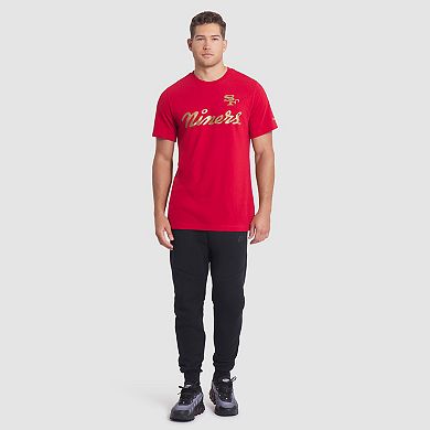 Men's Nike Scarlet San Francisco 49ers 2025 Rivalries Collection Slub Dri-FIT T-Shirt