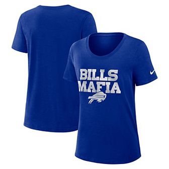 Women's Nike Royal Buffalo Bills 2025 Rivalries Collection Slub Dri-FIT T-Shirt