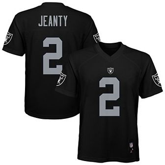Youth Ashton Jeanty Black Las Vegas Raiders Replica Player Jersey