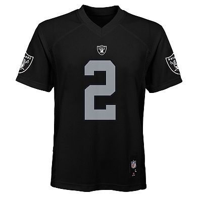 Youth Ashton Jeanty Black Las Vegas Raiders Replica Player Jersey