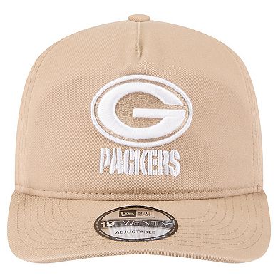 Men's New Era Tan Green Bay Packers 19TWENTY Adjustable Hat