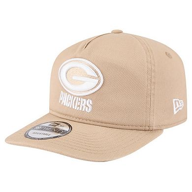Men's New Era Tan Green Bay Packers 19TWENTY Adjustable Hat