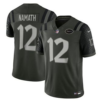 Men's Nike Joe Namath Gotham Green New York Jets 2025 Rivalries Collection Retired Player Limited Jersey