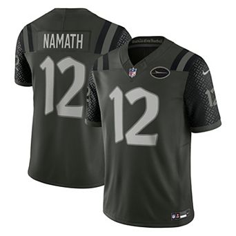 Men's Nike Joe Namath Gotham Green New York Jets 2025 Rivalries Collection Retired Player Limited Jersey