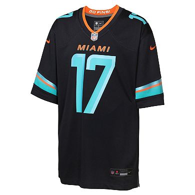 Youth Nike Jaylen Waddle Pitch Blue Miami Dolphins 2025 Rivalries Collection Game Jersey