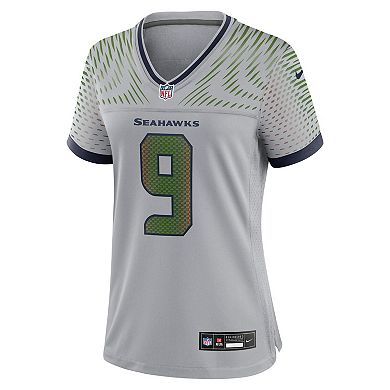 Women's Nike Kenneth Walker III Wolf Gray Seattle Seahawks 2025 Rivalries Collection Game Jersey