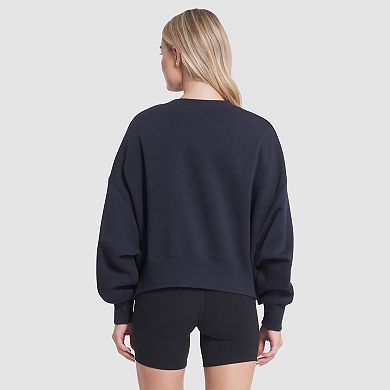 Women's Nike Pitch Blue Miami Dolphins 2025 Rivalries Collection Oversized Phoenix Fleece Sweatshirt