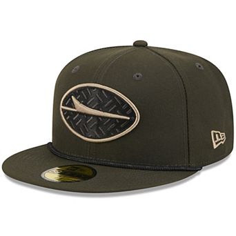 Men's New Era Gotham Green New York Jets 2025 Rivalries Collection Sideline Rope 59FIFTY Fitted Hat