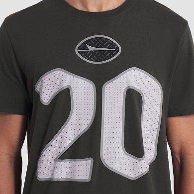 Men's Nike Breece Hall Gotham Green New York Jets 2025 Rivalries Collection Player Name & Number T-Shirt