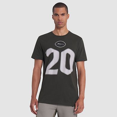 Men's Nike Breece Hall Gotham Green New York Jets 2025 Rivalries Collection Player Name & Number T-Shirt