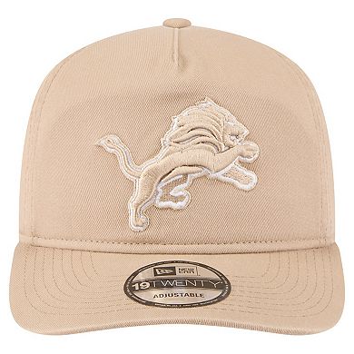Men's New Era Tan Detroit Lions 19TWENTY Adjustable Hat