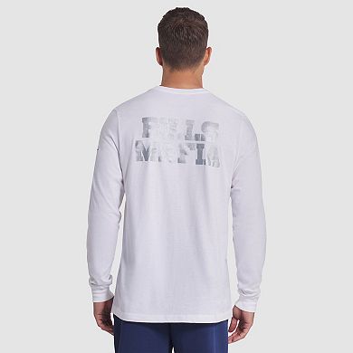 Men's Nike White Buffalo Bills 2025 Rivalries Collection Essential Long Sleeve T-Shirt