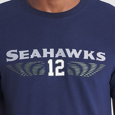 Men's Nike College Navy Seattle Seahawks 2025 Rivalries Collection Slub Dri-FIT T-Shirt