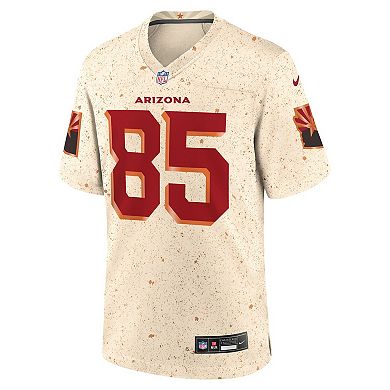 Men's Nike Trey McBride Natural Arizona Cardinals 2025 Rivalries Collection Game Jersey