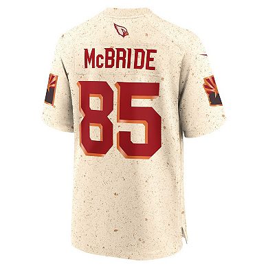 Men's Nike Trey McBride Natural Arizona Cardinals 2025 Rivalries Collection Game Jersey