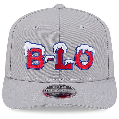 Men's New Era Gray Buffalo Bills 2025 Rivalries Collection Fan Pack 9SEVENTY Adjustable Hat