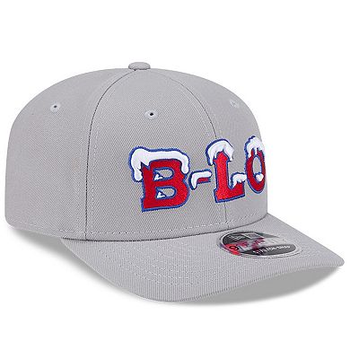 Men's New Era Gray Buffalo Bills 2025 Rivalries Collection Fan Pack 9SEVENTY Adjustable Hat