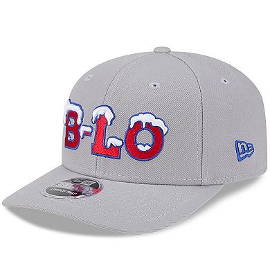Men's New Era Gray Buffalo Bills 2025 Rivalries Collection Fan Pack 9SEVENTY Adjustable Hat